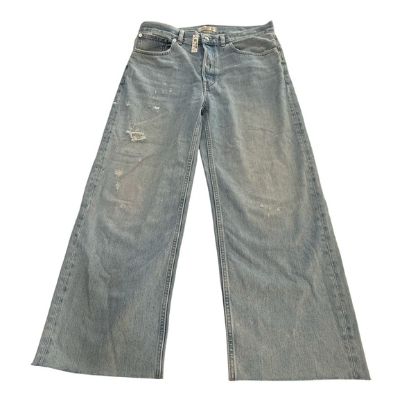 Madewell Light Blue Flare Jeans - Picture 1 of 11